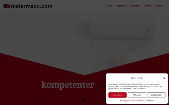 Screenshot of malermaxx.com