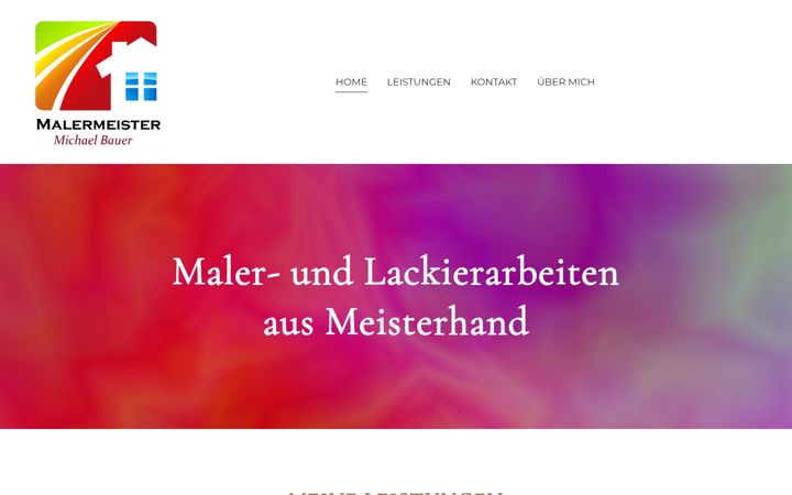 Screenshot of malermeister-bauermichael.com