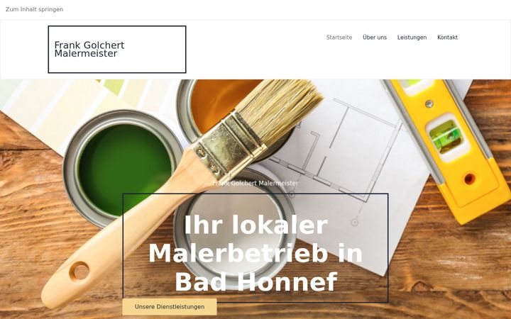 Screenshot von malermeister-golchert.de