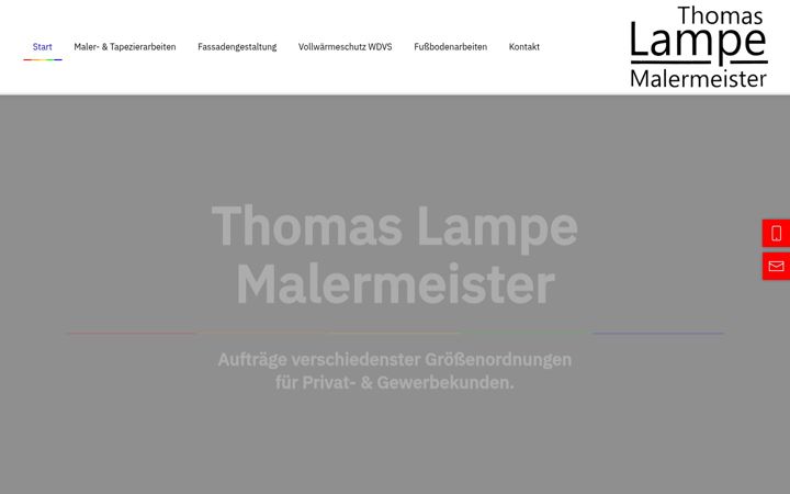 Screenshot of malermeister-mueritz.de