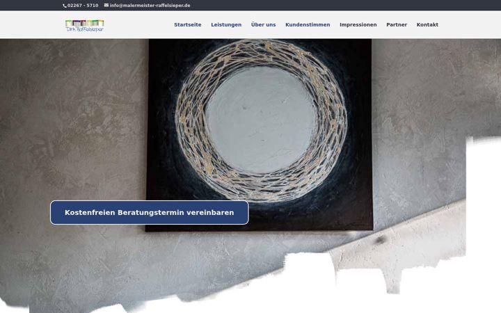 Screenshot του malermeister-raffelsieper.de