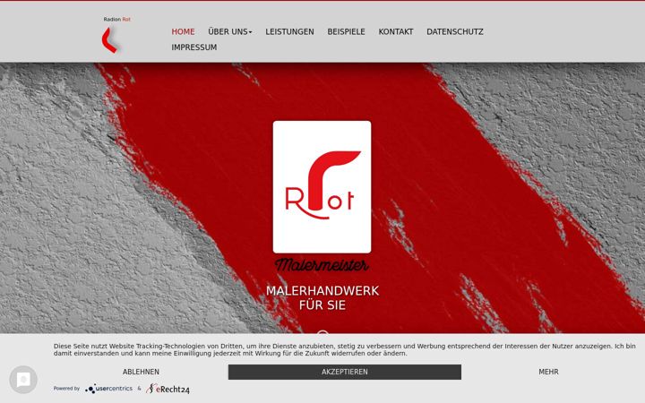 Screenshot of malermeister-rot.de