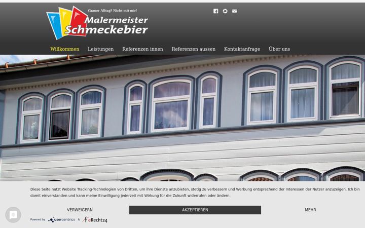 Screenshot of malermeister-schmeckebier.de