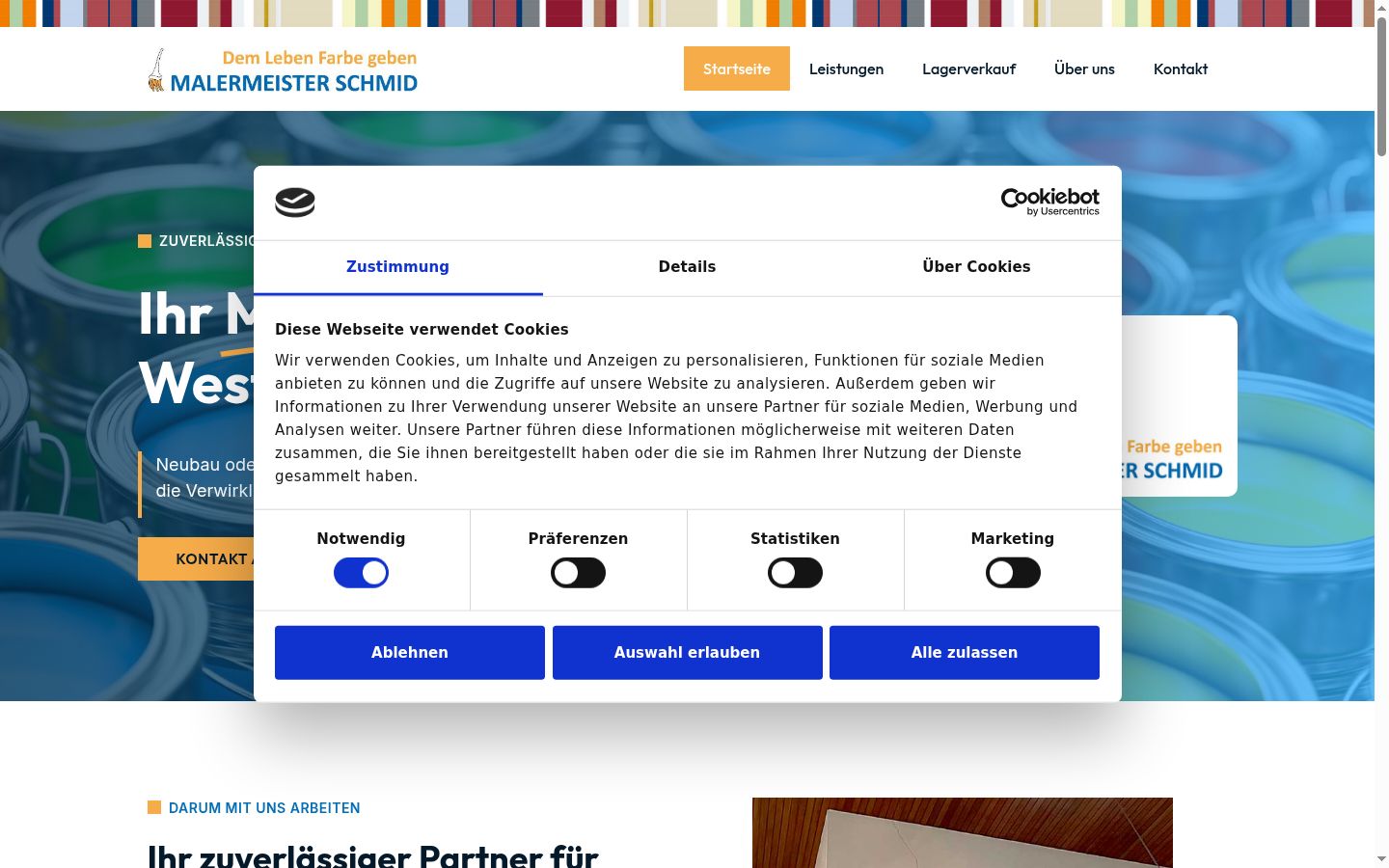 Sutikimo reklamjuostės, rodytos prieš bet kokią sąveiką, ekrano kopija
