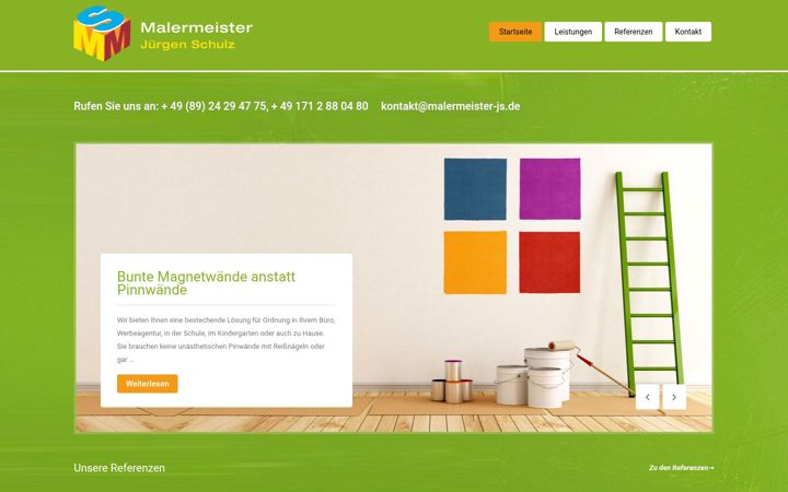 Screenshot of malermeister-schulz.de