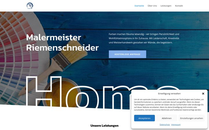 Screenshot of malermeister-tr.de