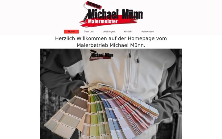 Captura de ecrã de malermeistermuenn.de