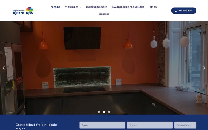 Screenshot of malermesterjanbjerre.dk