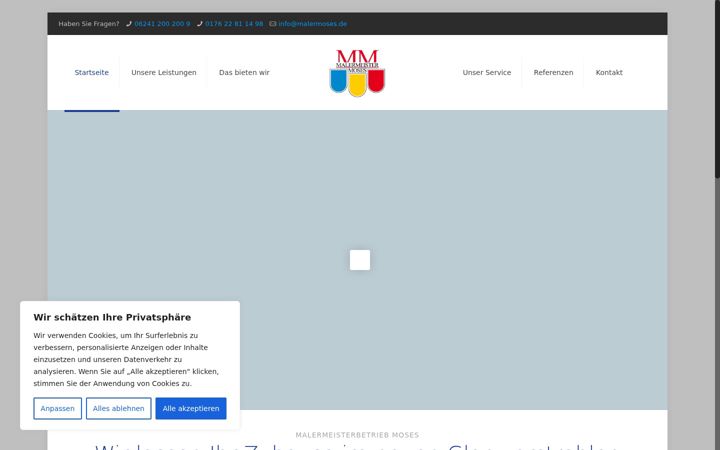 Screenshot of malermoses.de