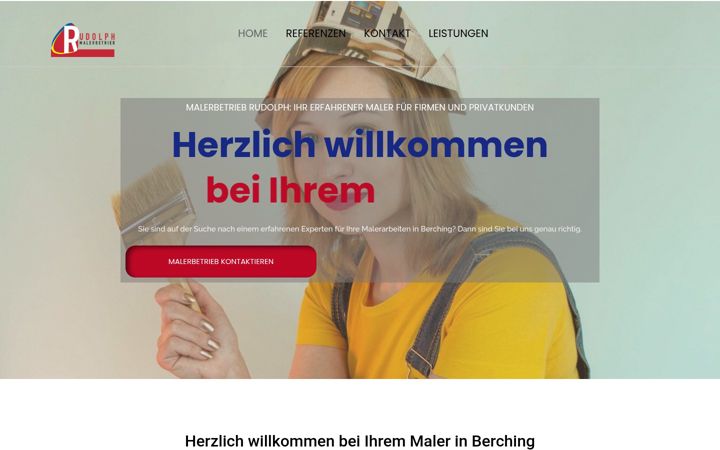 Screenshot of malerrudolph.de