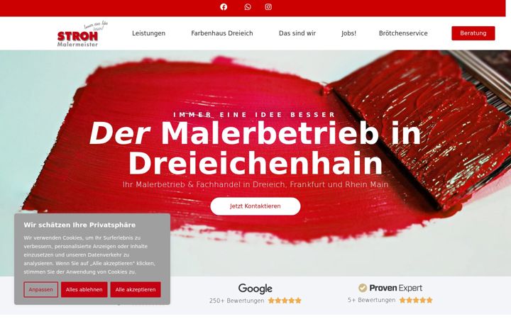 Screenshot of malerstroh.de