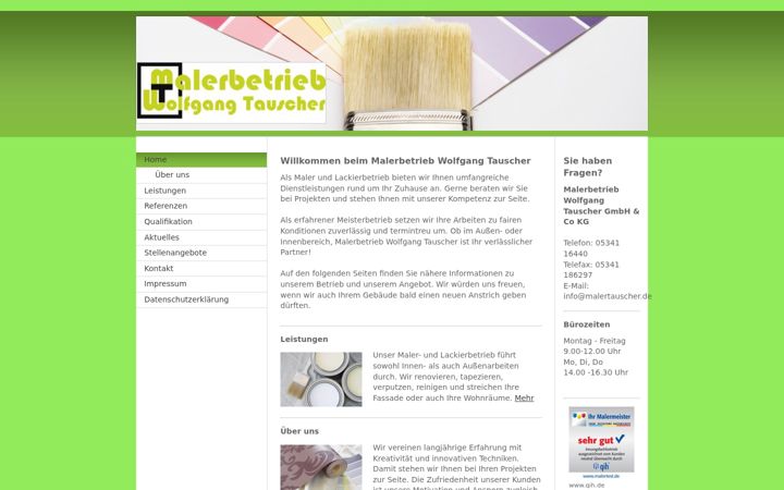 Screenshot of malertauscher.de