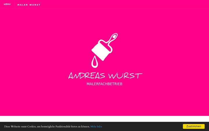 Screenshot of malerwurst.de