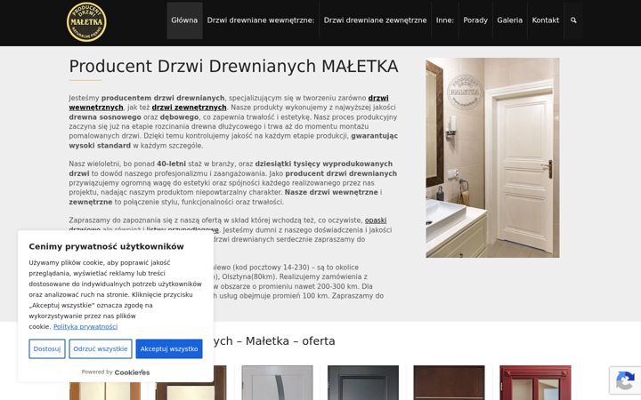 Screenshot of maletka.pl