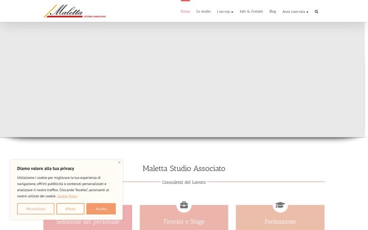 Screenshot of malettastudioassociato.it
