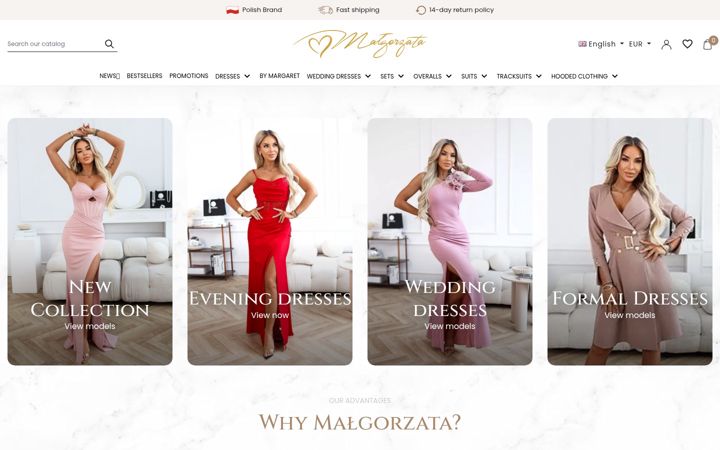 Screenshot of malgorzatasklep.pl