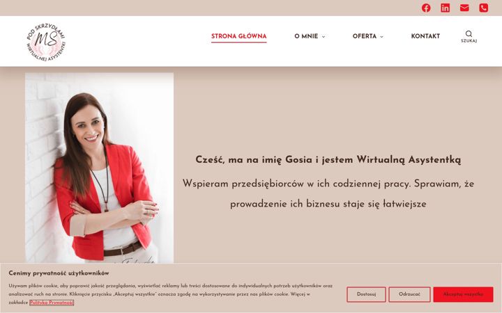Screenshot of malgorzatastachowska.pl
