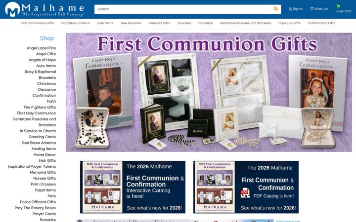 Screenshot of malhame.com