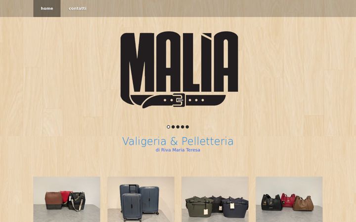 Screenshot of maliapelletteriavaligeria.it
