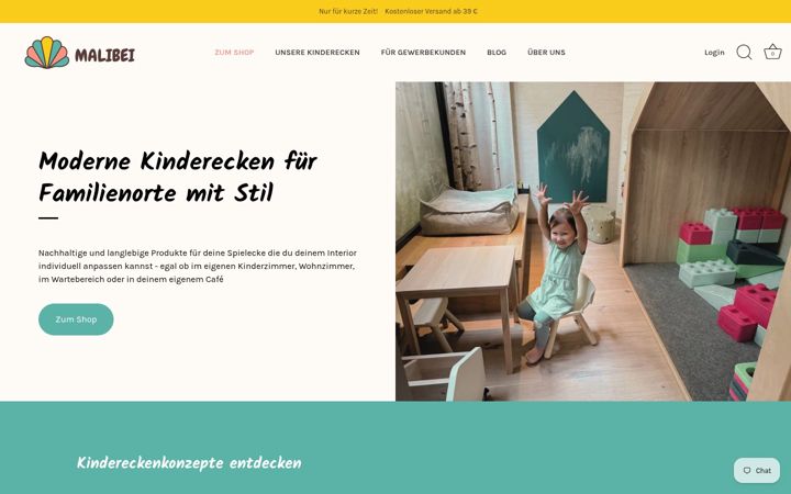 Screenshot of malibei.de