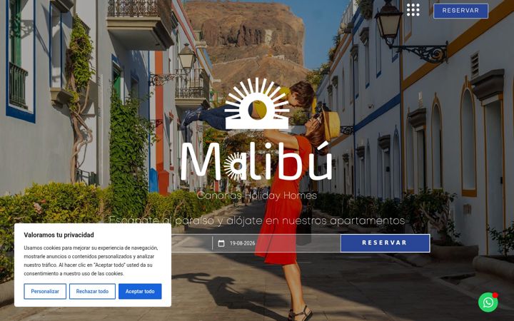 Screenshot of malibucanariashh.com