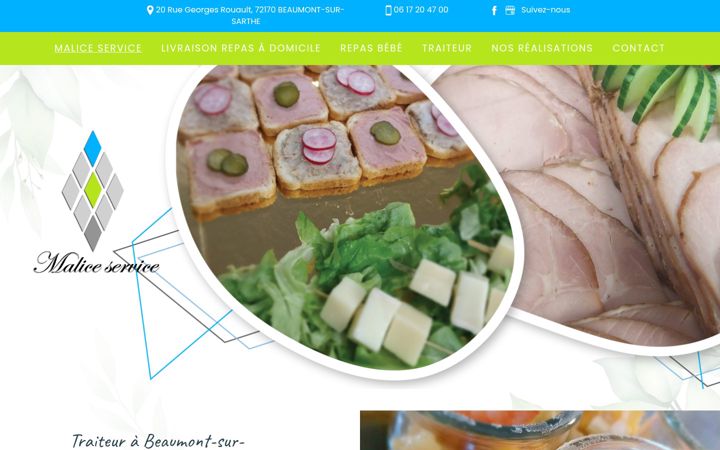Screenshot of maliceservice.fr