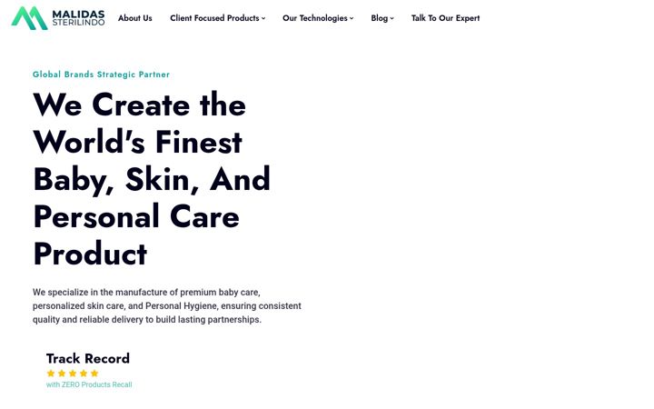 Screenshot of malidas.com