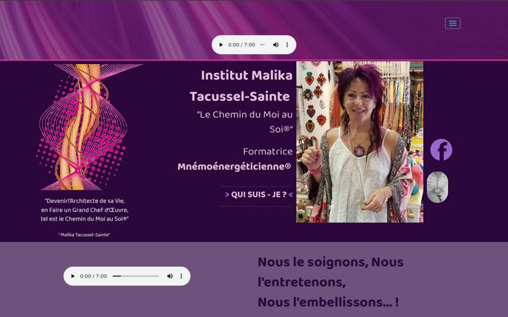 Screenshot of malikatacussel.com
