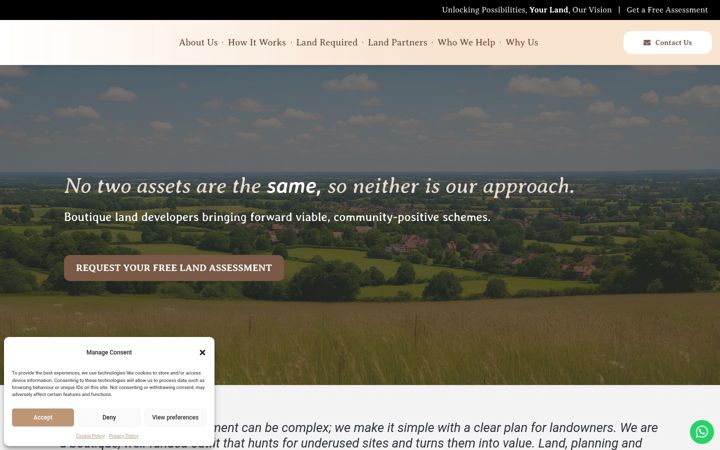 Screenshot of malikland.co.uk