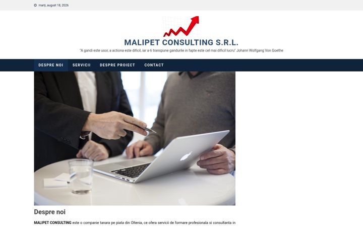 Screenshot of malipet.ro