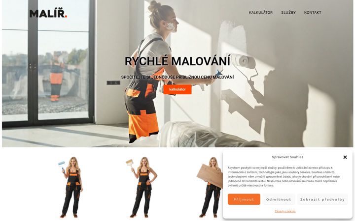 Screenshot of malir.eu