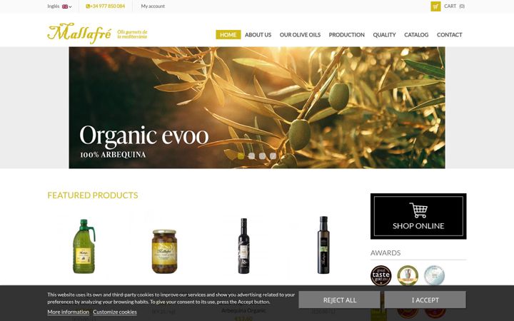 Screenshot of mallafre.com