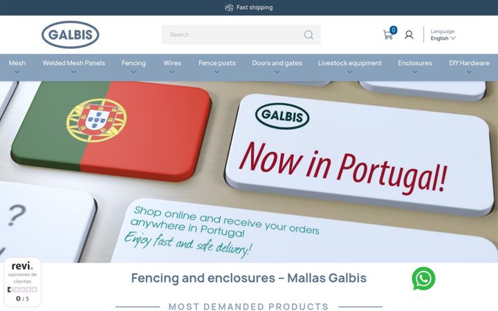 Screenshot of mallasgalbis.es