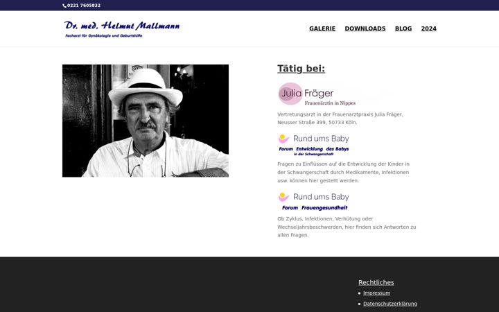 Screenshot of mallmann.de