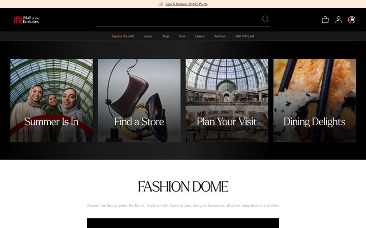 Screenshot of malloftheemirates.com