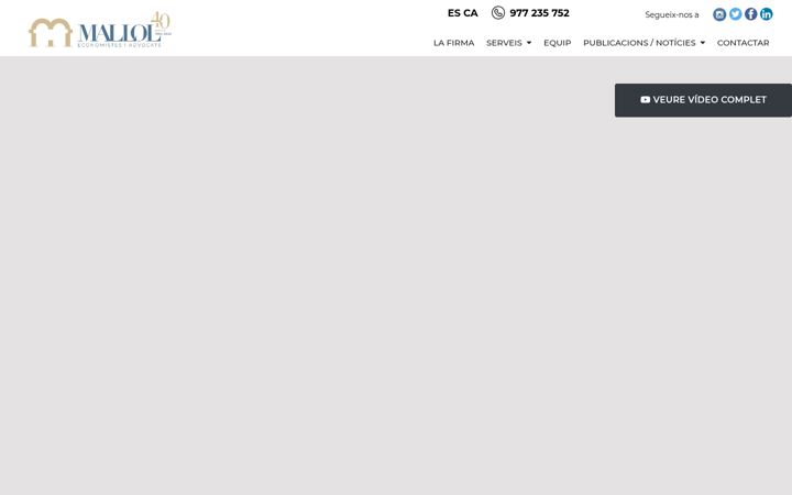 Screenshot of mallolassessors.com