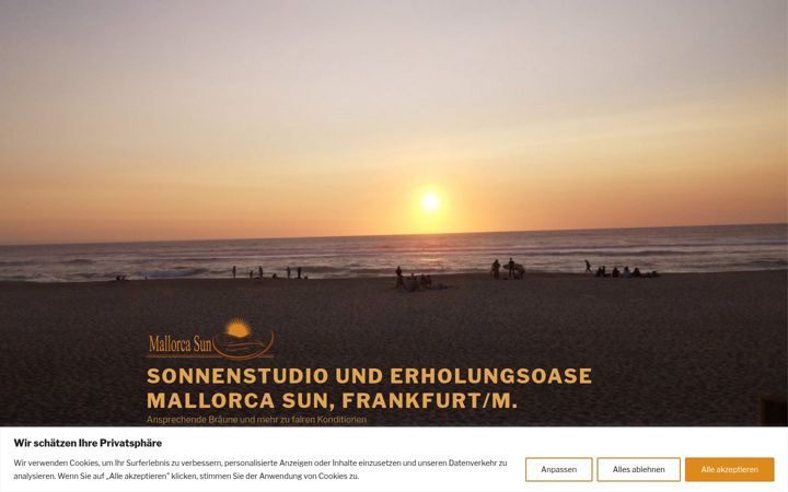 Screenshot of mallorca-sun-ffm.de