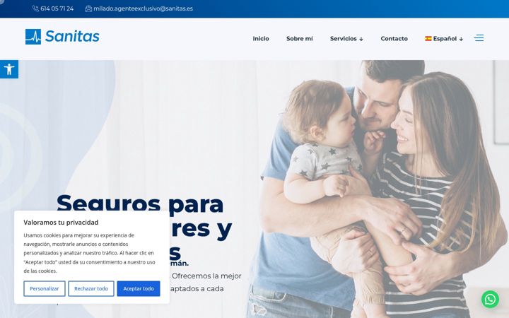 Screenshot of mallorcahealthagent.com