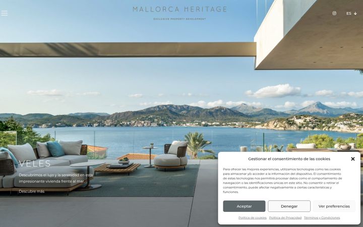 Screenshot of mallorcaheritage.com