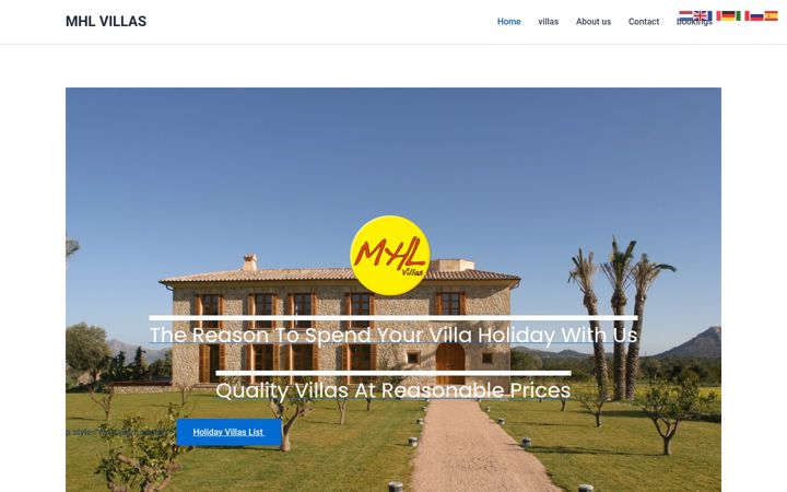 Screenshot of mallorcaholidaylet.com