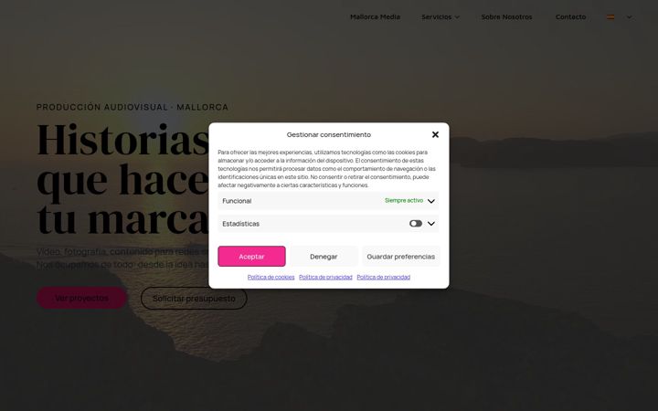 Screenshot of mallorcamedia.es