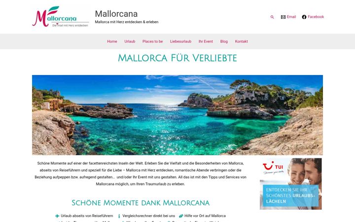 Screenshot of mallorcana.com
