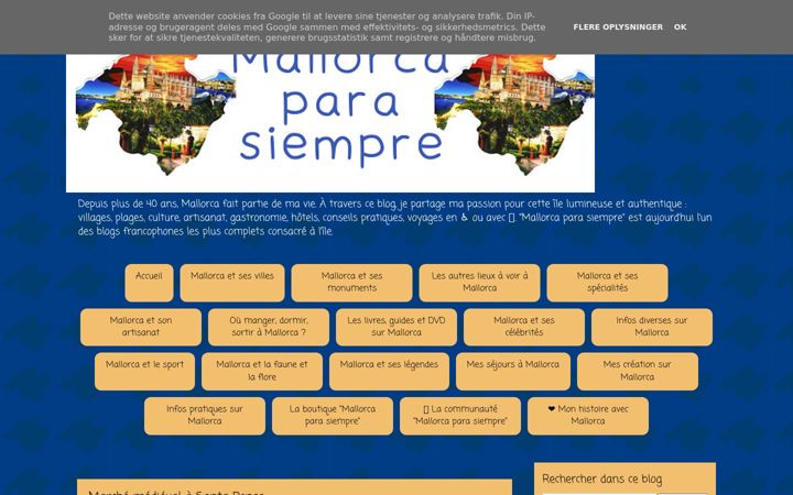 Screenshot of mallorcaparasiempre.com