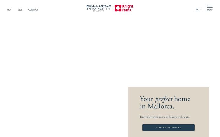 Screenshot of mallorcapropertycollection.com