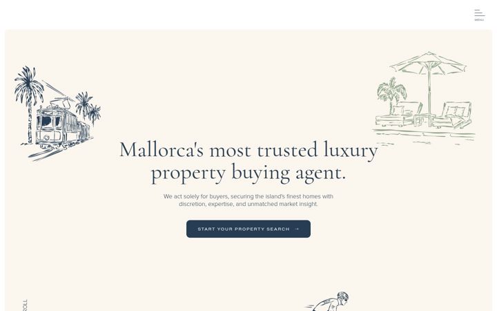 Screenshot of mallorcapropertyconcierge.com