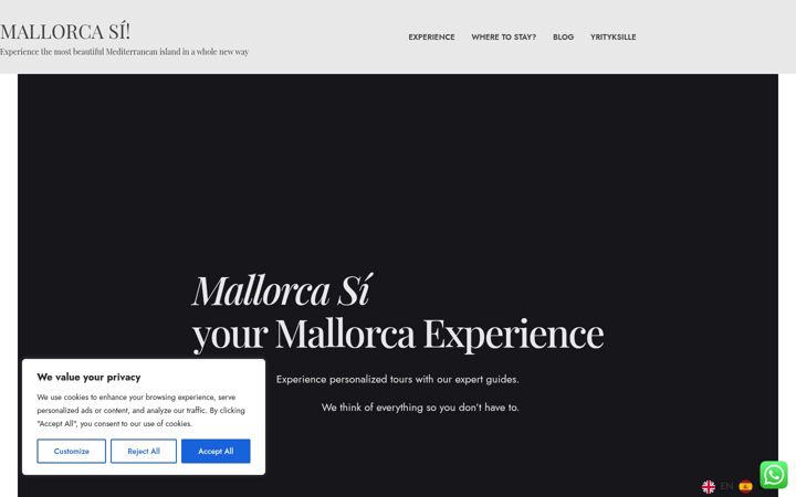 Screenshot of mallorcasi.com