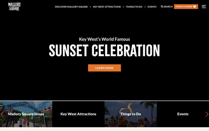 Screenshot of mallorysquare.com