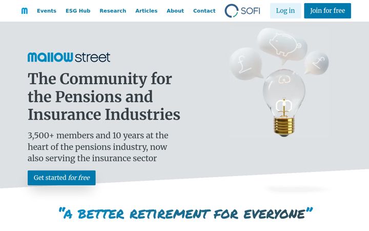 Screenshot of mallowstreet.com