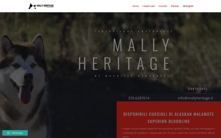 Screenshot of mallyheritage.it
