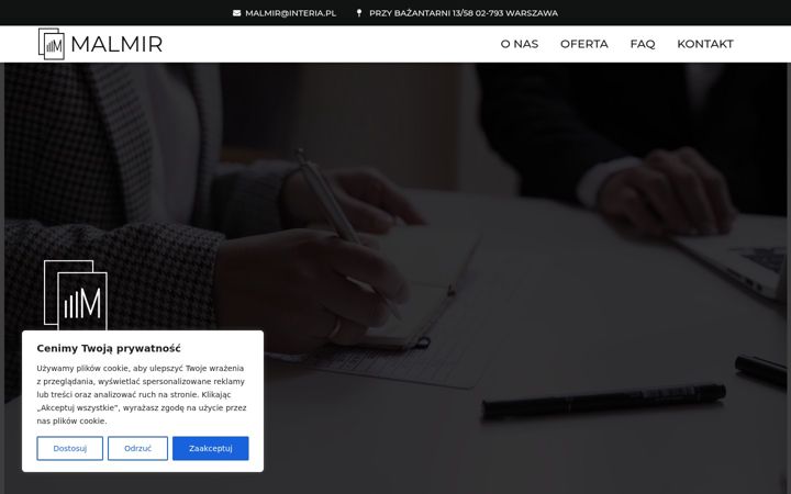 Screenshot of malmir.pl